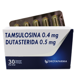 TAMSULOSINA + DUTASTERIDA 0,4MG/0,5MG X 30 TAB DROTAFARMA