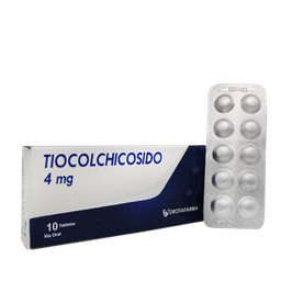 TIOCOLCHICOSIDO 4 MG X 10 TAB DROTAFARMA 