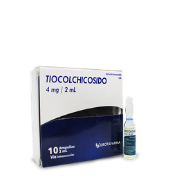 TIOCOLCHICOSIDO 4 MG/2ML X 1 AMPOLLA I.M DROTAFARMA