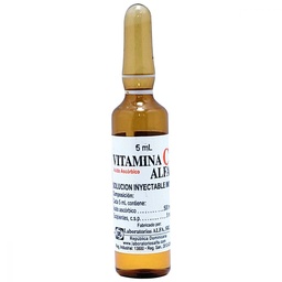 VITAMINA C 500MG/5ML X 1 AMPOLLA I.M- I.V DROTAFARMA