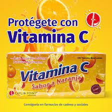 VITAMINA C 500MG X 10 TAB. MAST  MANDARINA Y NARANJA CAPLIN COASPHARMA
