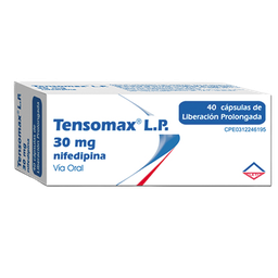 TENSOMAX (NIFEDIPINA) LP 30MG X 10 CAP. BLISTER