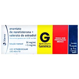 ENANTATO D/NORETISTERONA+ VALERATO D/ESTRADIOL X 1 AMP. (ANTICONCEPTIVO