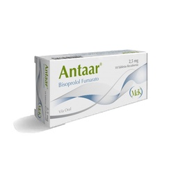 ANTAAR BISOPROLOL 2,5MG X 10 TAB. CALOX