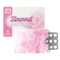 SINOVUL ANTICONCEPTIVO X 21 TAB. ABBOTT LEVO 0.15+ETINE 0.03