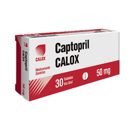 CAPTOPRIL 50MG X 30 TAB. CALOX