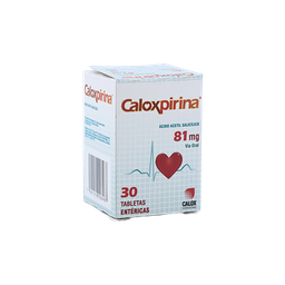 CALOXPIRINA ACIDO ACETILSALI 81MG X 30 TAB
