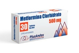 METFORMINA 500MG X 30 QUIMFAR PLUSANDEX