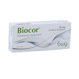 BIOCOR OLMESARTAN 20MG X 30 TAB CALOX