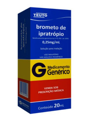 BROMURO DE IPRATROPIO 0,25MG/ML GOTAS X 20 ML TEUTO
