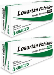 LOSARTAN POTASICO 50MG X 20 TAB. KIMICEG