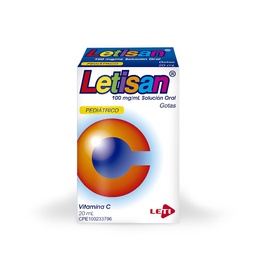 LETISAN VITAMINA C 100MG GOTAS X 20 ML