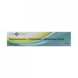 BETAMETASONA NEOMICINA CLOTRIMAZOL 15 GR ARTE MEDICO