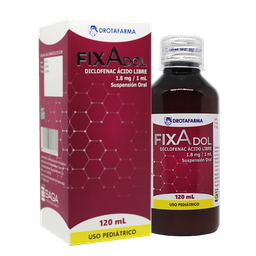 DICLOFENAC POTASICO SUSP  1.8MG 120 ML FIXADOL D-FEN