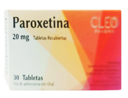 PAROXETINA 20MG X 10 TAB. CLEO PHARMA