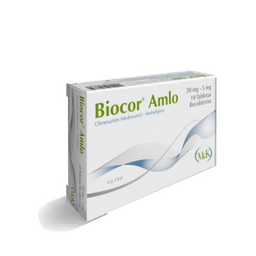 BIOCOR AMLO 20MG/5MG X 10 TAB.