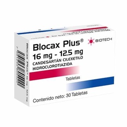 BLOCAX PLUS 16/12,5MG 30 TAB CANDESARTA + HCT