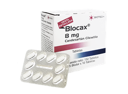 BLOCAX 8 MG X 10 TAB CANDESARTAN