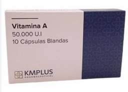 VITAMINA A 50.000 UI X 10 TAB KMPLUS