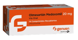 OLMESARTAN 20MG X 14 COMP GENVEN