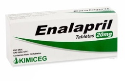 ENALAPRIL 20MG X 30 COMP KIMICEG