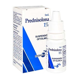 PREDNISOLONA 1% GOTAS OFTALMICAS X 5 ML