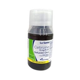 CETIRIZINA 5MG/5ML JBE 60 ML LA SANTE 