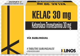KELAC KETOROLACO 30MG X 4 TAB SUBLINGUALES KLINOS