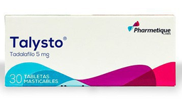 TALYSTO TADALAFILO 5MG X 30 TAB MASTICABLES