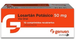LOSARTAN 50MG X 10 TAB GENVEN