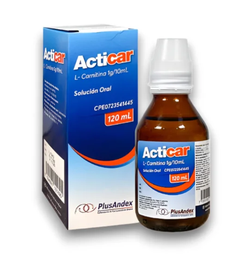 ACTICAR L-CARNITINA 1G/10ML JBE X 120ML