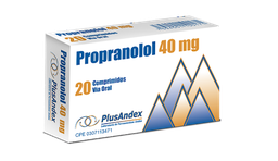 PROPRANOLOL 40MG X 20 TAB PLUSANDEX