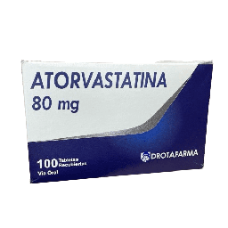 ATORVASTATINA 80 MG X 10 TAB DROTAFARMA