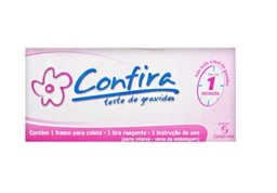 PRUEBA DE EMBARAZO X 1 CONFIRA