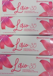 LIRIO 35 CIPROTER2 MG + ETINIL0.035 X 21 TAB