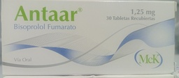 ANTAAR 1,25 MG X 30 TAB BISOPROLOL