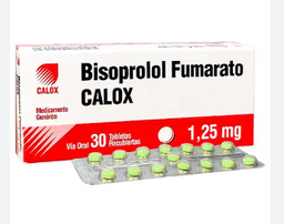 BISOPROLOL 1.25MG X 30 TAB CALOX