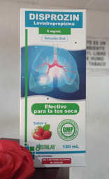 DISPROZIN SOL ORAL  6 MG/5 ML X 180 ML LEVODROPROPIZINA