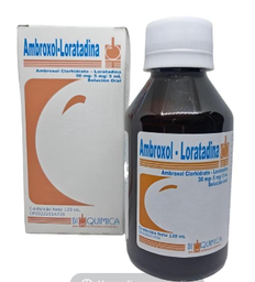 AMBROXOL+LORATADINA 30MG-5MG/5ML X120 ML BIOQUIMICA