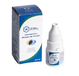 LATANOPROF 0.005 + TIMOLOL  0.5 % 2,5ML GOTAS OFTALMICA ZIEL