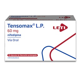 TENSOMAX (NIFEDIPINA) LP 60MG X 10 CAP. BLISTER