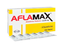 AFLAMAX SUPOSITORIOS PED 12.5 MG X 6 OFTALMI