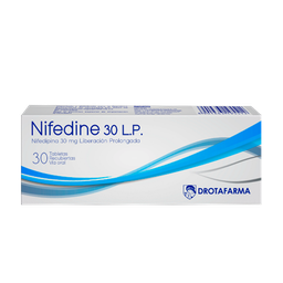 NIFEDINE 30 LP X 30 TAB NIFEDIPINA DROTAFARMA