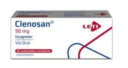 CLENOSAN TICAGRELOR 90 MG X 20 COMP LERI