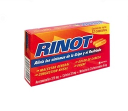 RINOT ANTIGRIPAL ACET+CAFE+CLORFE X 12 CAP