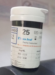 TIRAS GLUCOMETRO BLOODGOOD X 25 UND