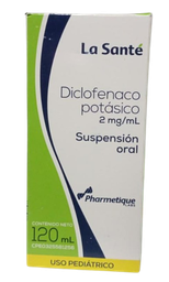 DICLOFENAC POTASICO 2MG/ML 120ML SUSP LA SANTE