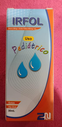 HIERRO 20MG FOLICO 80MCG/ML 30 ML GOTAS H&M