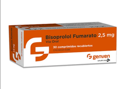 BISOPROLOL 2,5MG X 30 COMP GENVEN