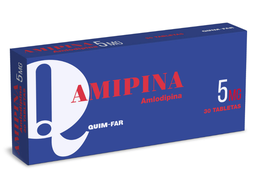 AMIPINA AMLODIPINA 5MG 30 TAB QUIMFAR